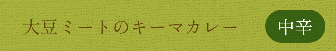 大豆ミートのキーマカレー 中辛